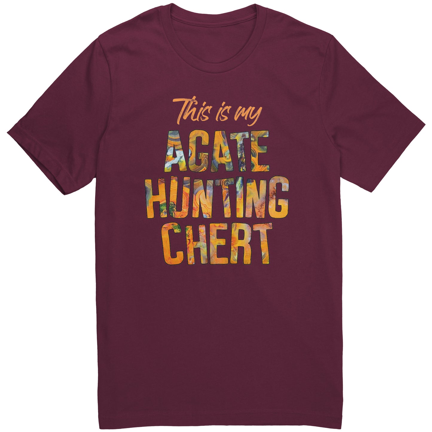 Agate Hunting Shirt (Chert), Rockhound Tee, Rock Picking Gift