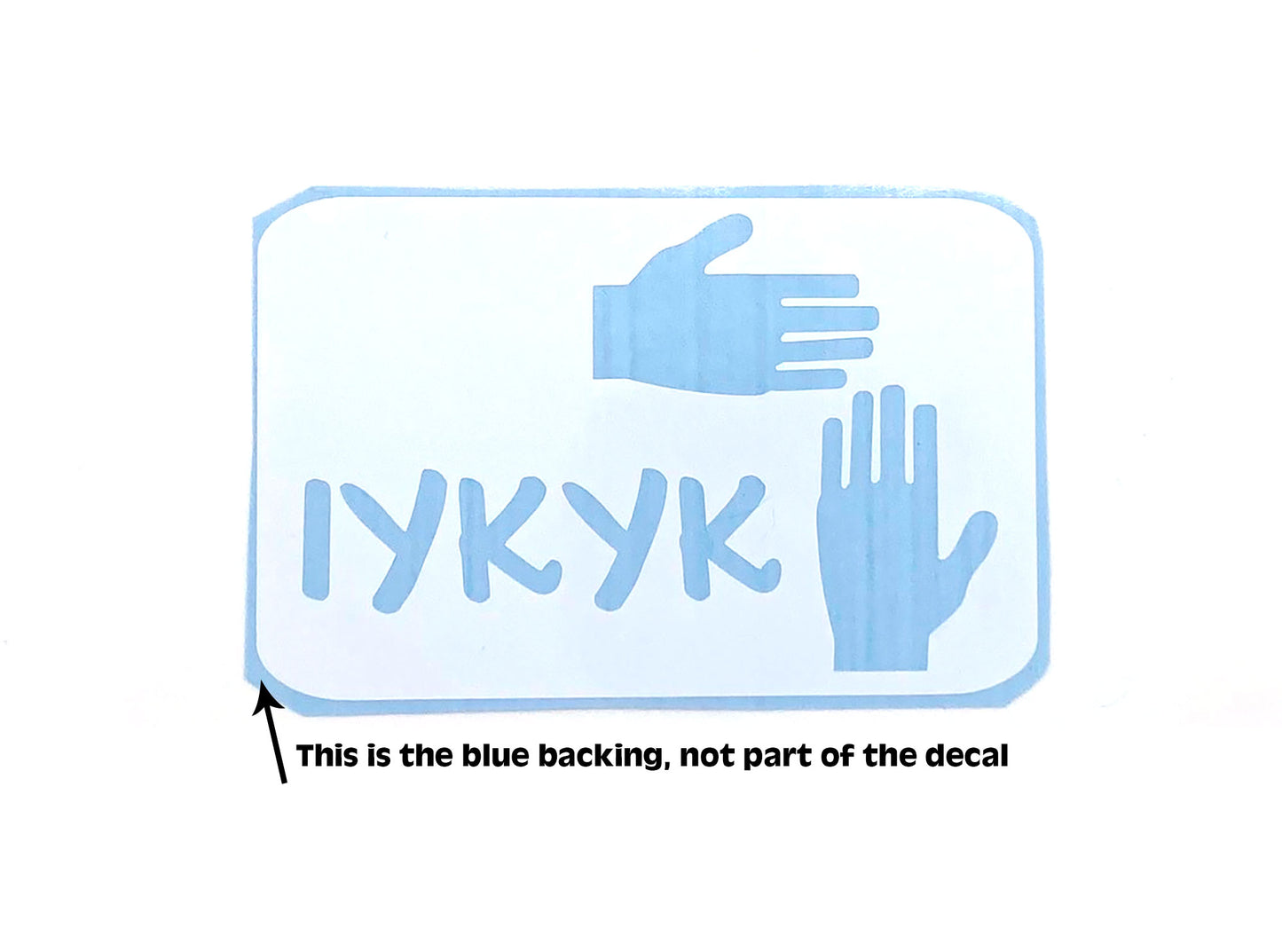 Upper and Lower Michigan Hands Decal, IYKYK, Gift for Michigander