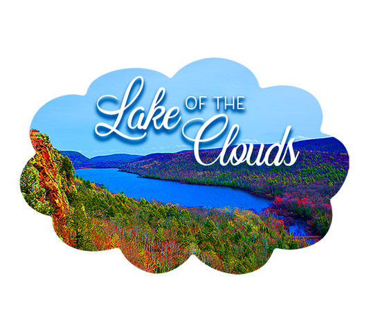Lake of the Clouds Fridge Magnets, Porcupine Mountains U.P. Gift, Upper Michigan Magnet