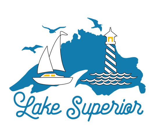 Lake Superior Magnet, Great Lakes Fridge Magnet, Lake Lover Gift for Kitchen