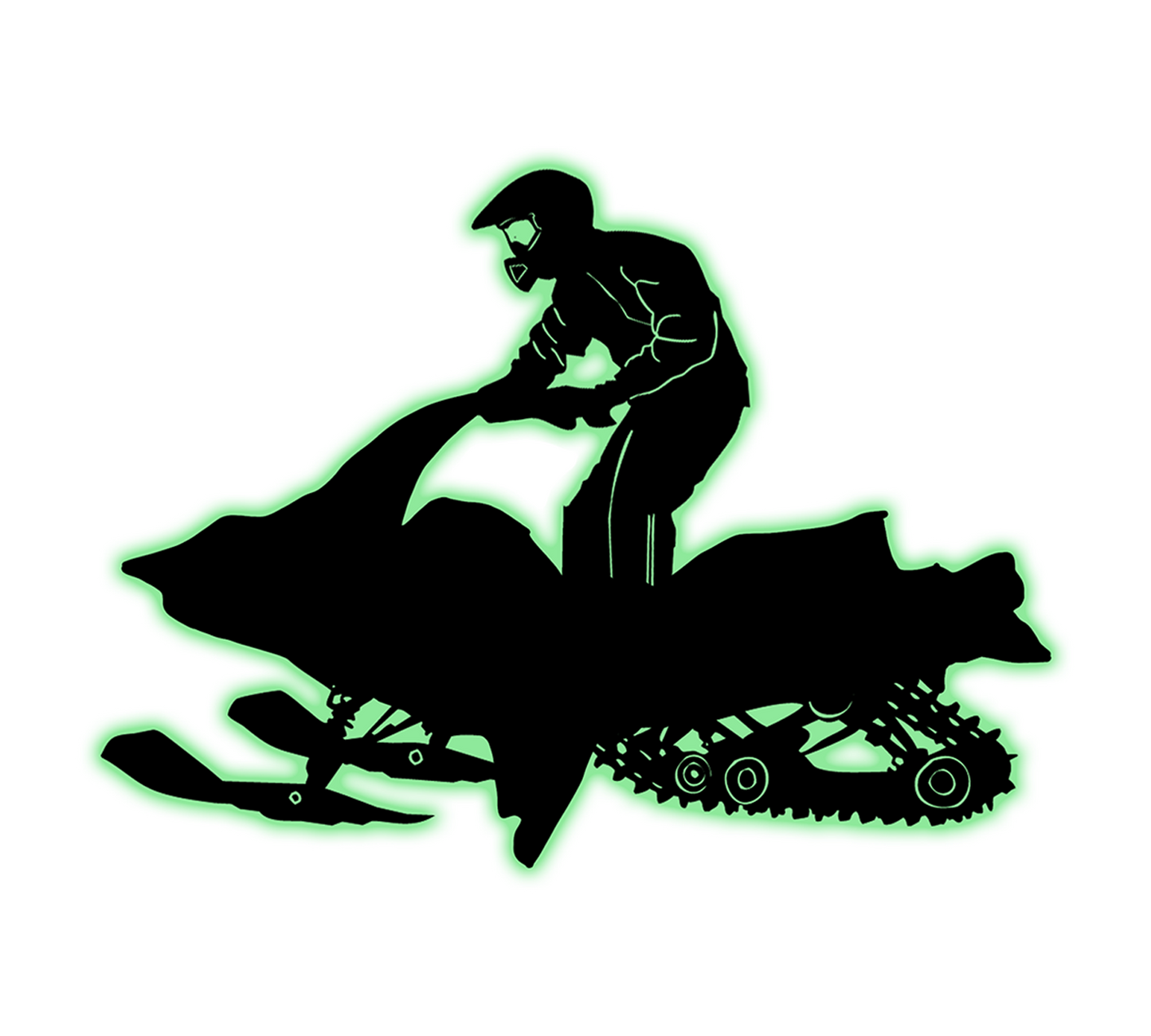 Snowmobile Sticker, Upper Michigan, Yooper Winter, Snowmobiling in the UP