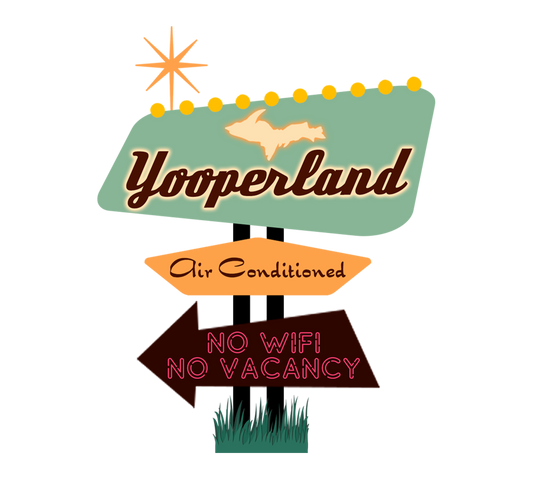 Upper Michigan Yooperland Sticker/Magnet | Funny Yooper Gifts