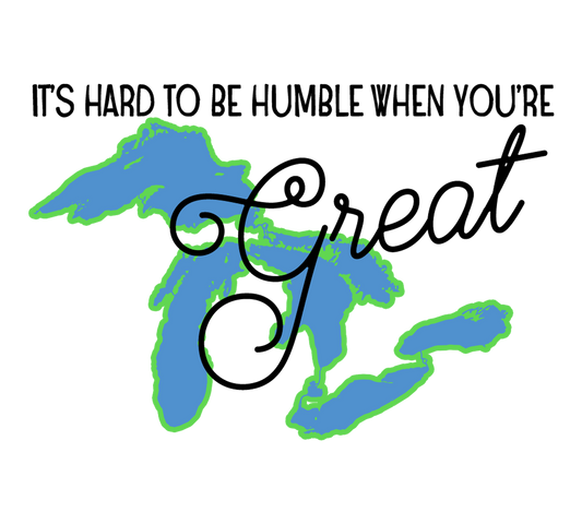 Great Lakes Sticker/Magnet, Great Lakes Design, Midwest, Water