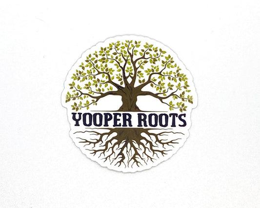 Yooper Roots Sticker/Magnet, U.P. Resident Gift