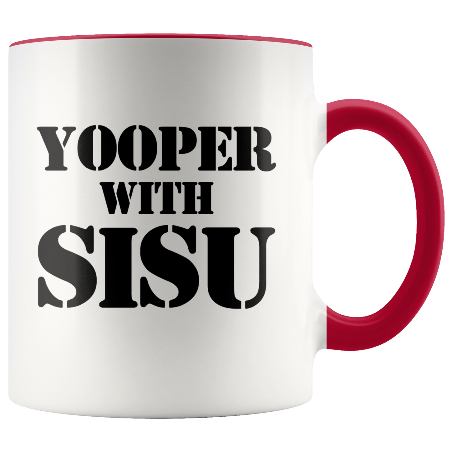 Yooper with Sisu Mug | Finnish Gift | Upper Michigan Residents