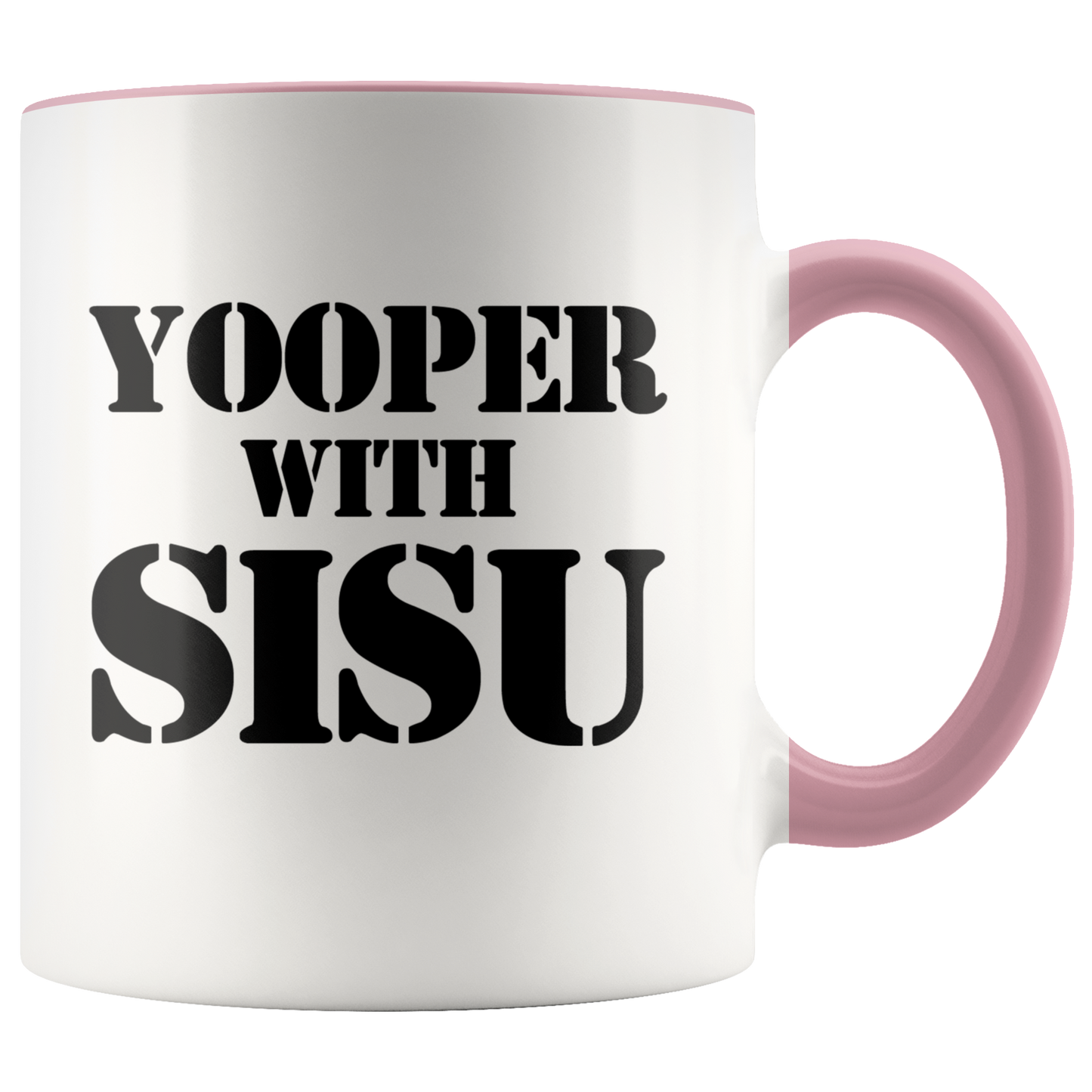 Yooper with Sisu Mug | Finnish Gift | Upper Michigan Residents