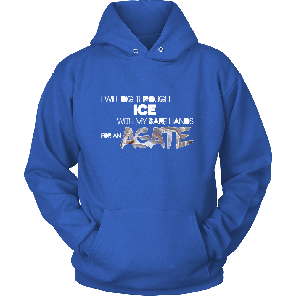 Agate Hoodie | Rock Pickers Gift | Agate Lovers Hooded Sweatshirt