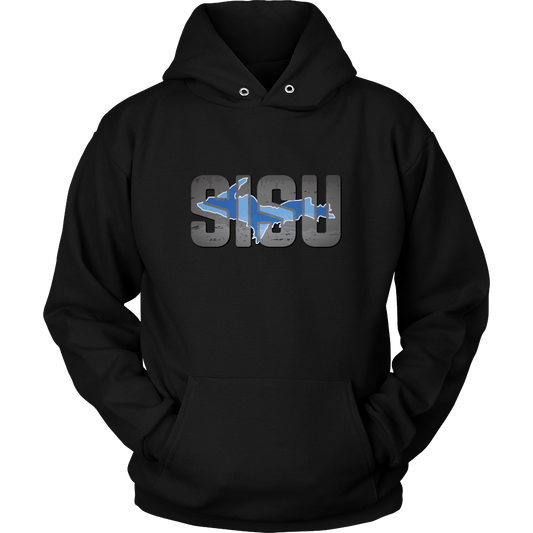 Upper Michigan Sisu Hoodie | Yooper Gift | Finlander Strength