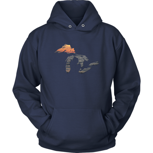 Great Lakes Hoodie | Midwest Hooded Sweatshirt | Michigan Hoodie | Unisex Pullover Hoodie