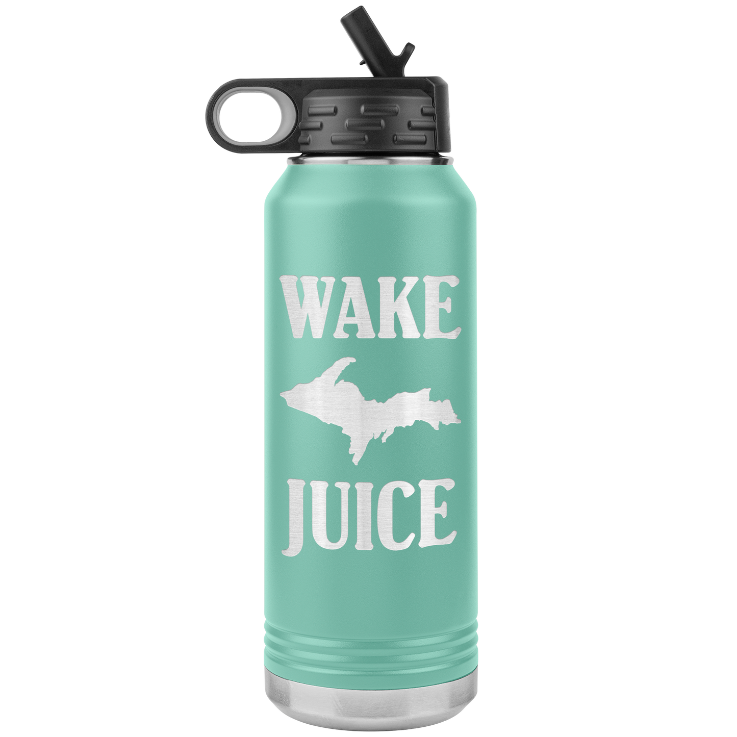 U.P. Water Bottle Travel Mug | Wake UP Juice | Yooper Coffee Tumbler