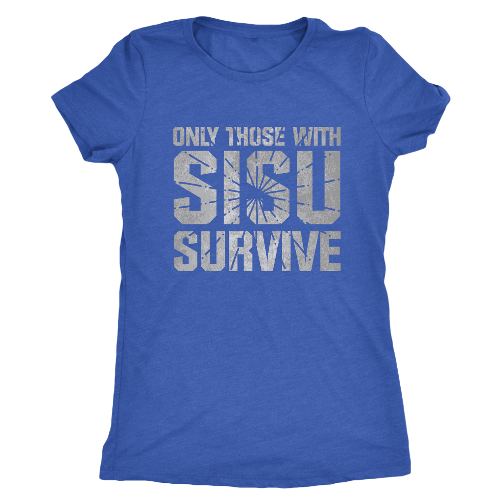 Sisu Shirt - Only Those With Sisu Survive - Gift for Finns