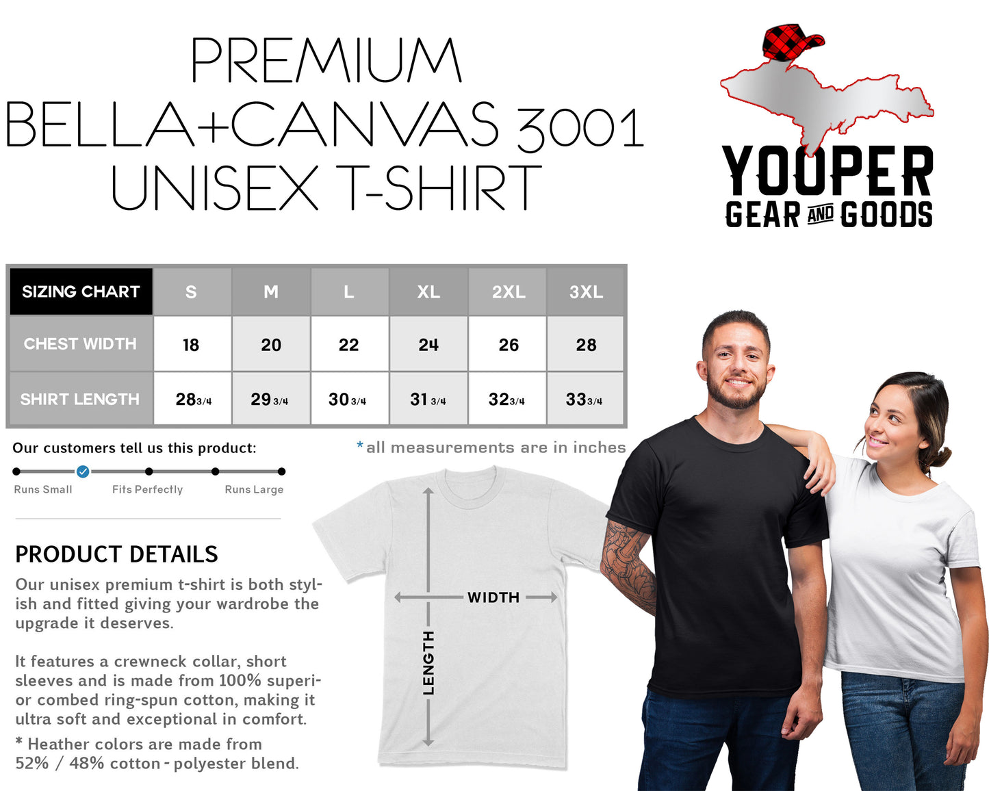 Yooper T-shirt | Upper Michigan Shirt | Upper Peninsula Gift | Yooper By Choice