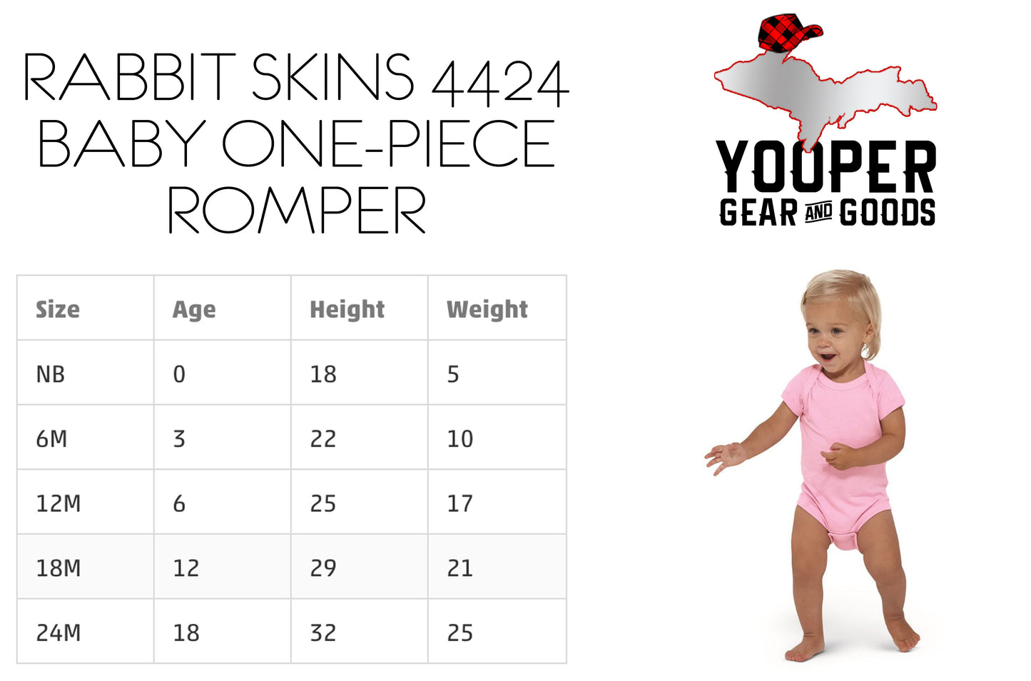 Super Yooper Pooper Baby Body Suit | Upper Michigan Romper | Infant One Piece