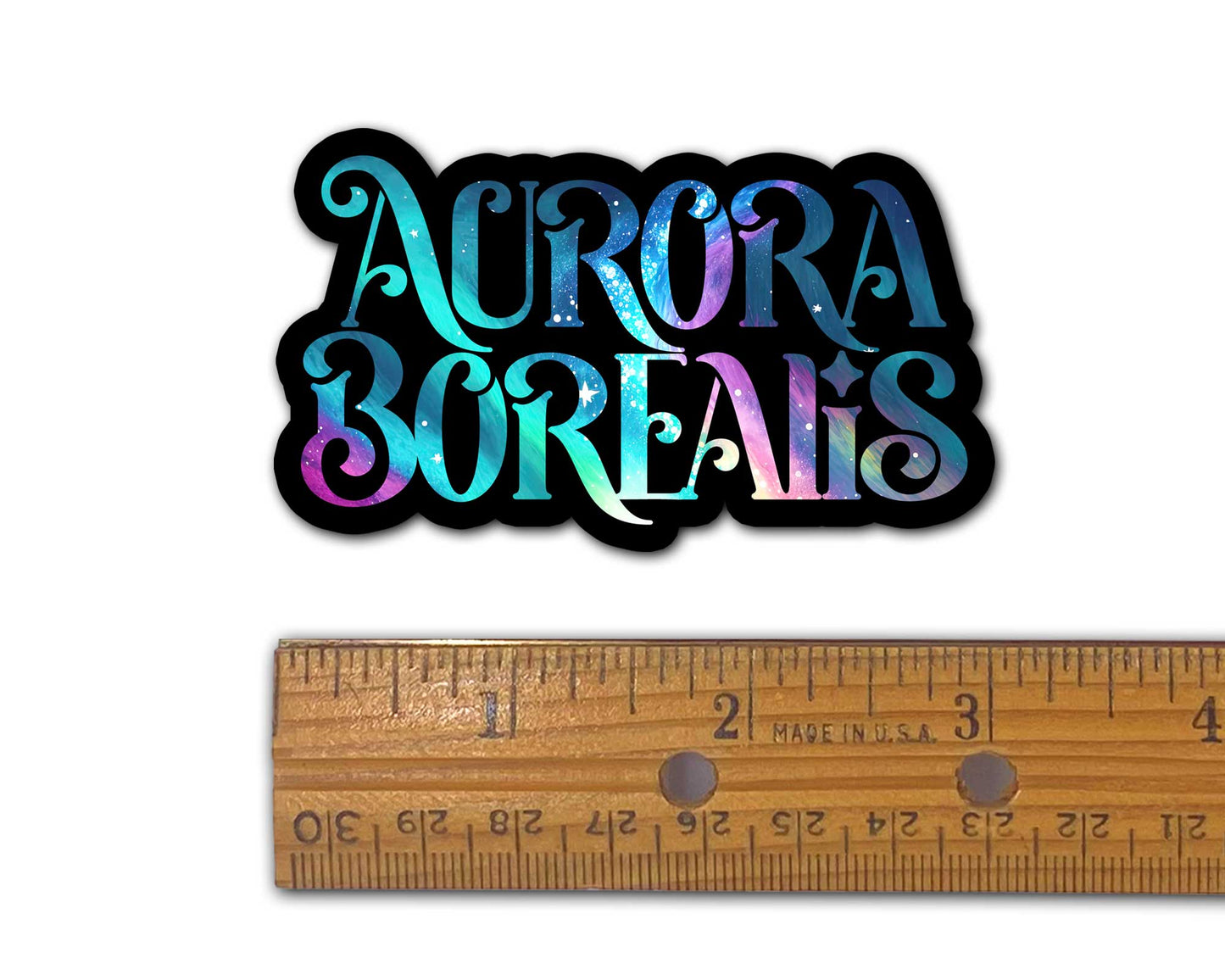 Northern Lights Sticker, Aurora Borealis Gift, Decals, Holographic U.P. Stickers