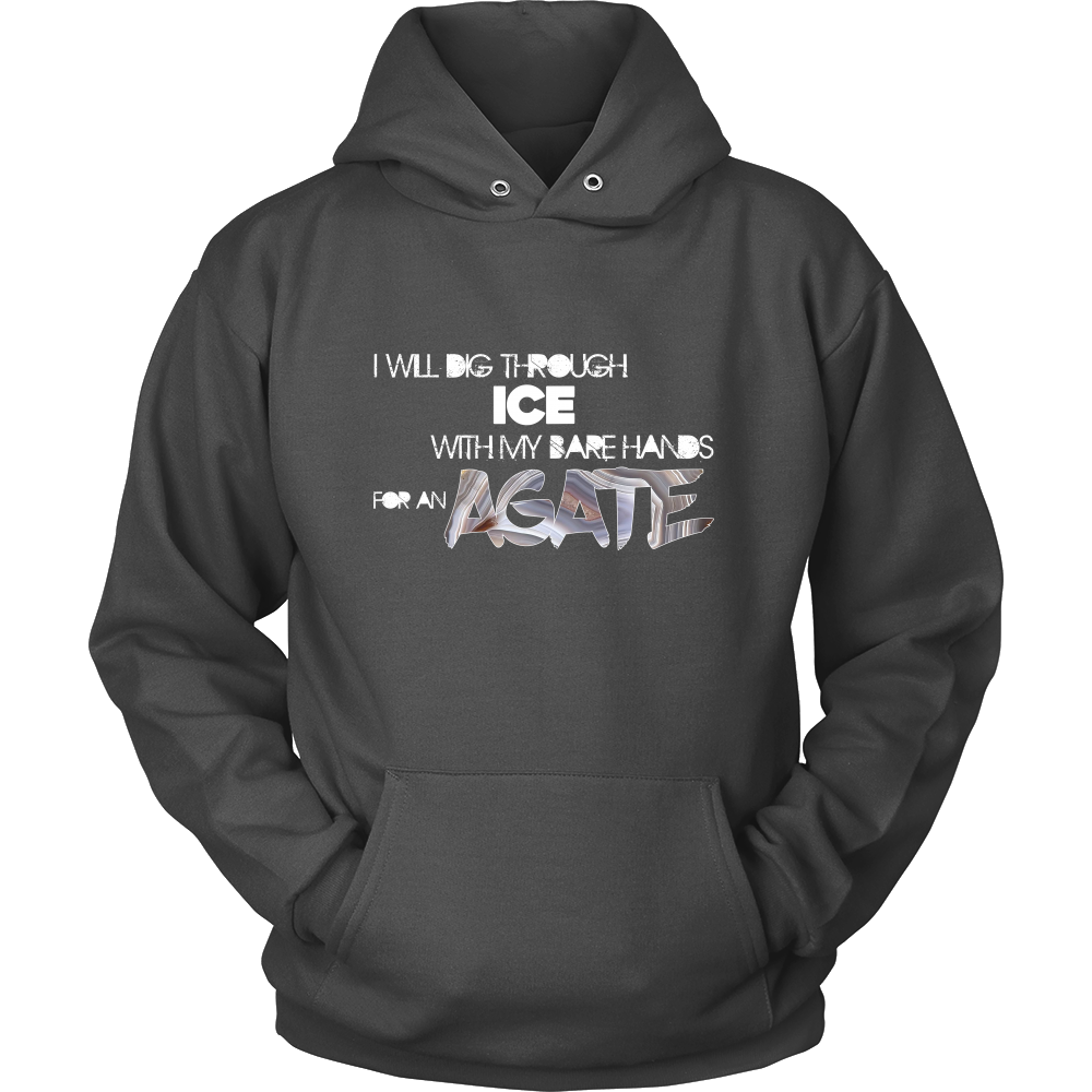 Agate Hoodie | Rock Pickers Gift | Agate Lovers Hooded Sweatshirt