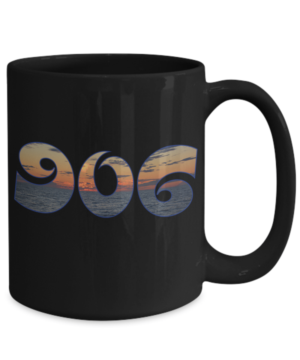 906 Upper Michigan Mug Lake Superior Sunset