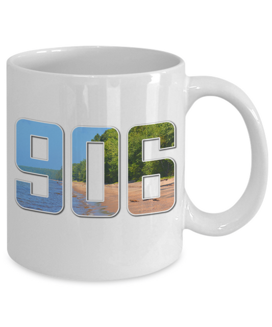 906 Upper Michigan Mug Lake Superior Beach