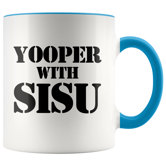 Yooper with Sisu Mug | Finnish Gift | Upper Michigan Residents
