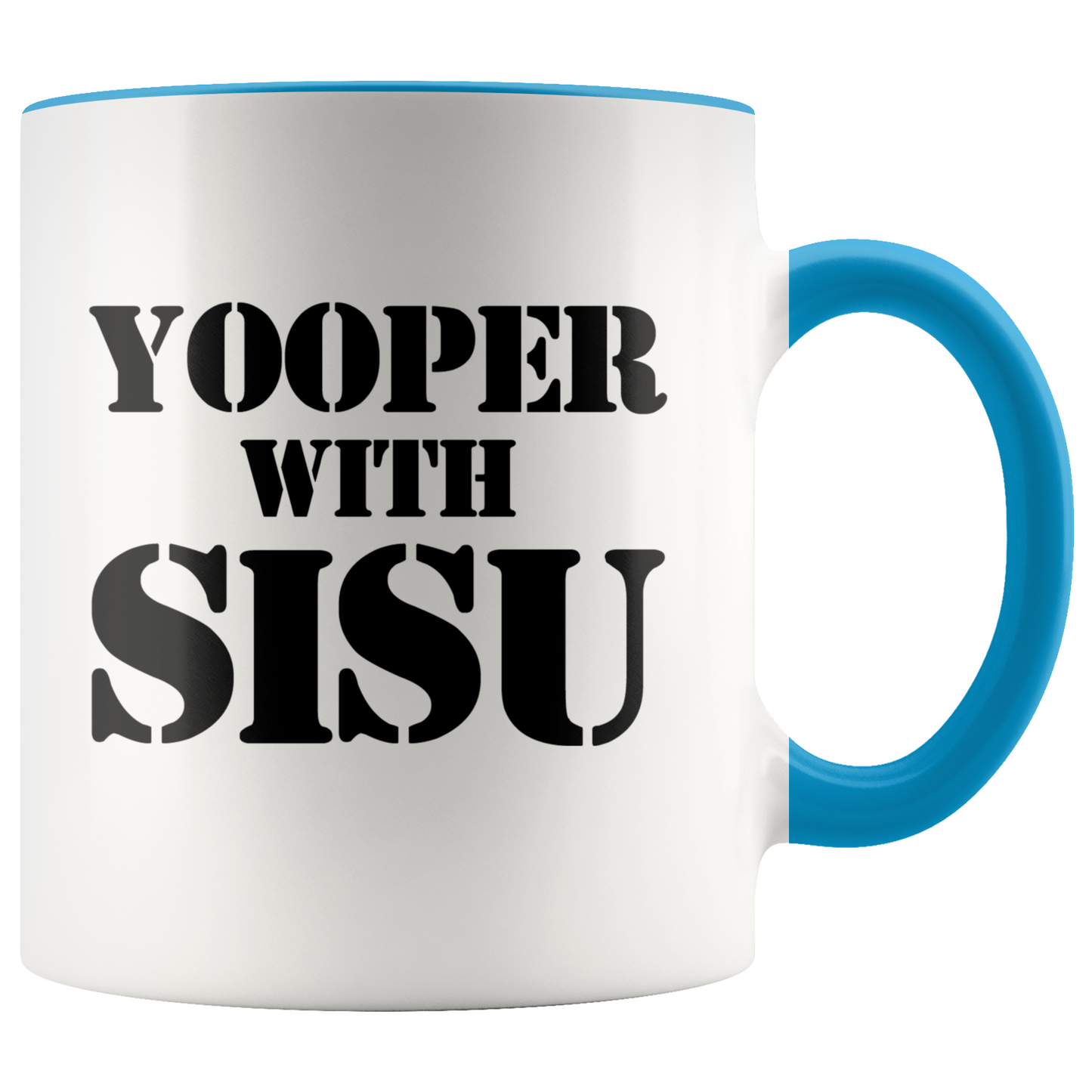 Yooper with Sisu Mug | Finnish Gift | Upper Michigan Residents