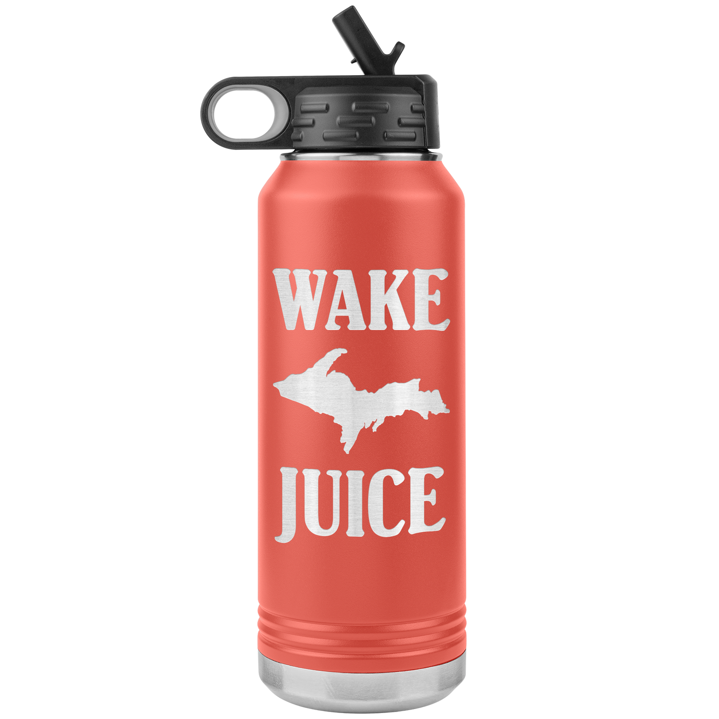 U.P. Water Bottle Travel Mug | Wake UP Juice | Yooper Coffee Tumbler