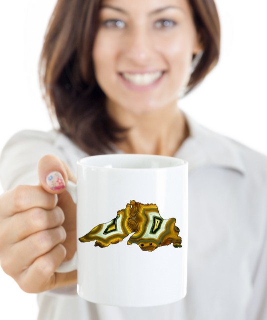 Lake Superior Agate Mug - Upper Michigan