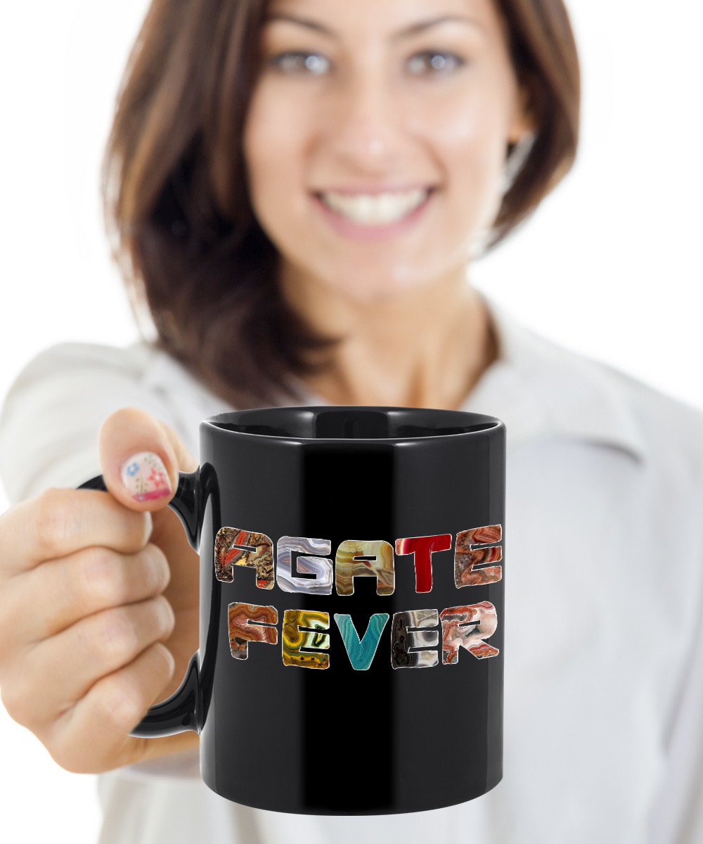 Agate Fever Mug - Great Gift for Rockhounds