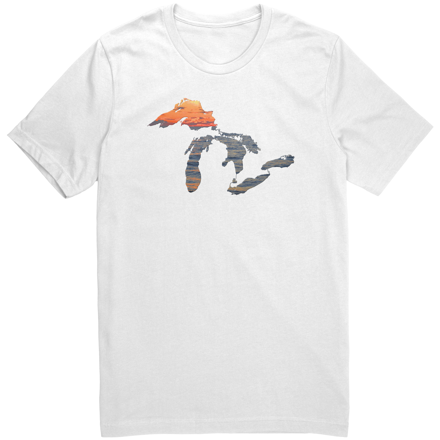 Great Lakes Shirt | Sunset Over Water | Lake Superior, Michigan, Huron, Ontario, Erie