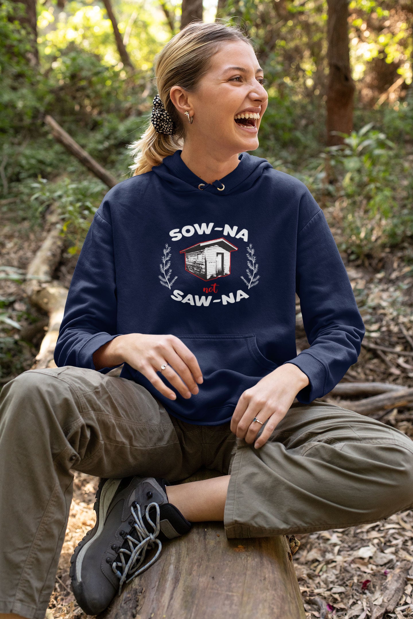 Sauna Hoodie Unisex | Upper Michigan Gift | Finnish Hoodies