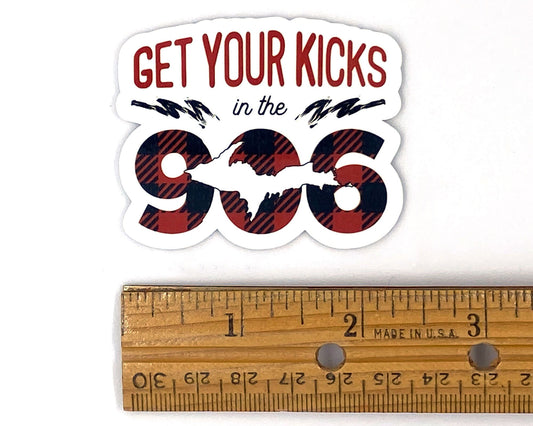 906 Sticker | Yooper Decal | 906 Decals | Upper Michigan Sticker