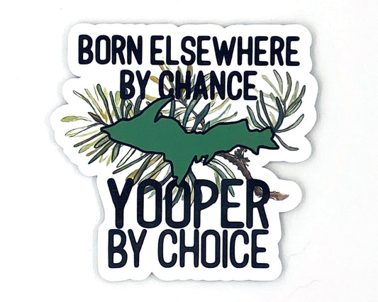 Yooper Stickers | Upper Michigan Sticker | Yooper Design