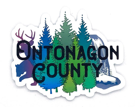 Ontonagon County Magnet, Yooper Fridge Magnets, U.P. Gift for Yooper