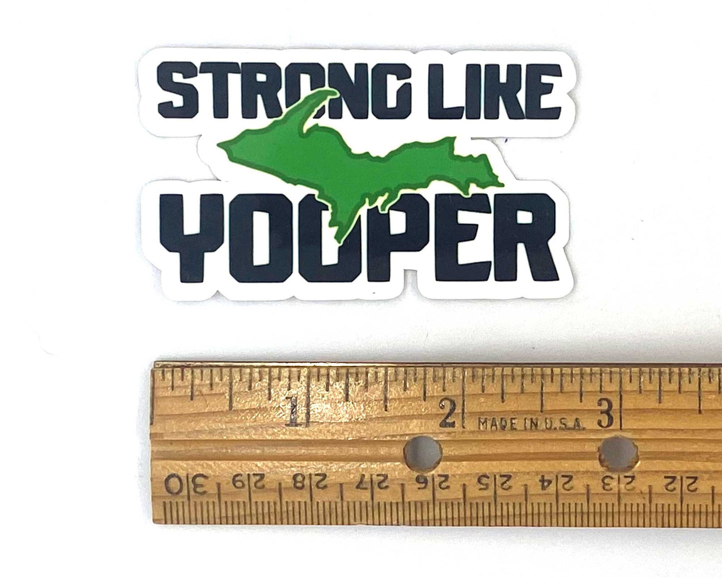 Strong Like Yooper Magnet, Yooper Strong Fridge Magnets, Upper Michigan Gift