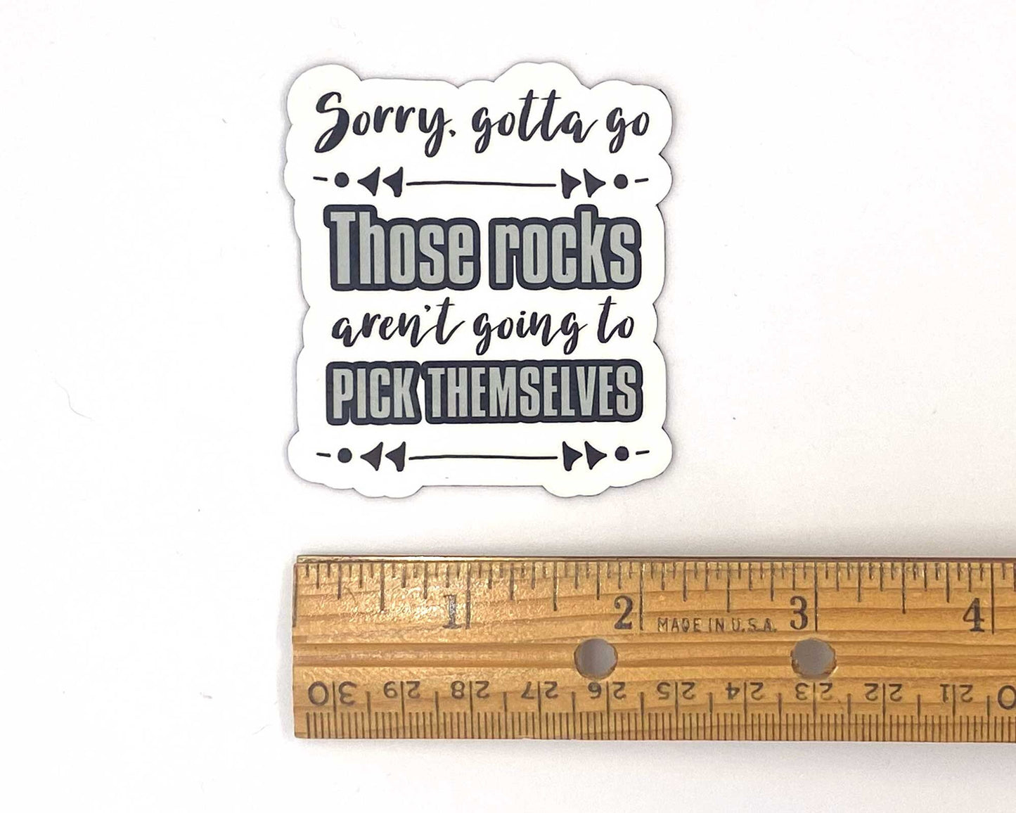 Rockhound Sticker, Rock Picker Gift, Agate Gift, Rock Lover Stickers, Rock Picking