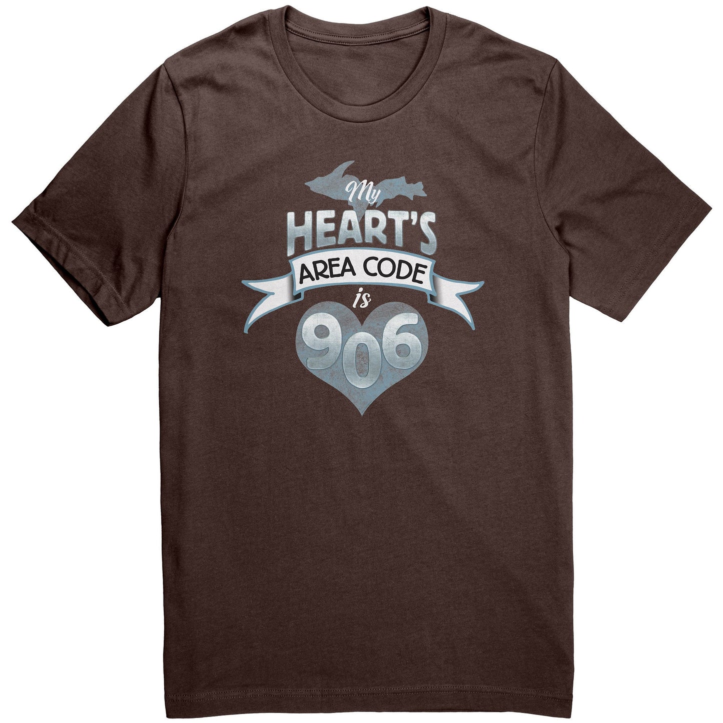 My Heart's Area Code is 906 Shirt | Yooper T-shirt | Upper Michigan Shirt | Upper Peninsula Gift | Bella+Canvas 3001 Unisex