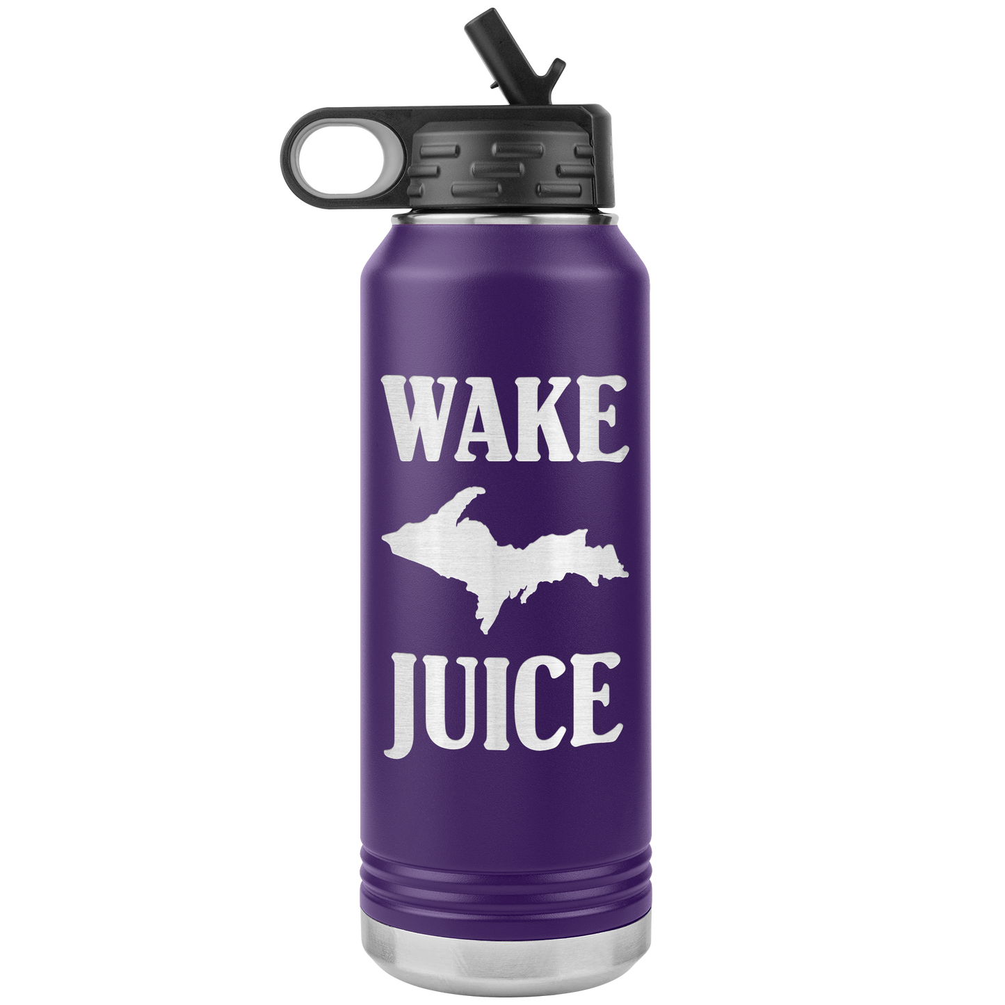 U.P. Water Bottle Travel Mug | Wake UP Juice | Yooper Coffee Tumbler