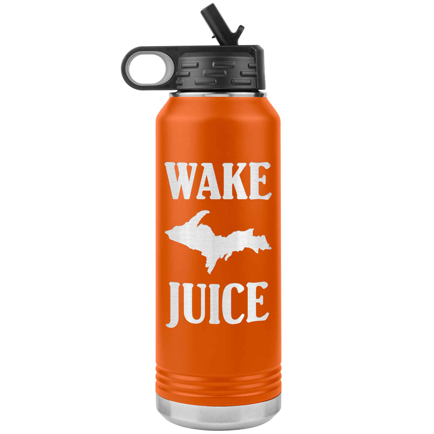 U.P. Water Bottle Travel Mug | Wake UP Juice | Yooper Coffee Tumbler