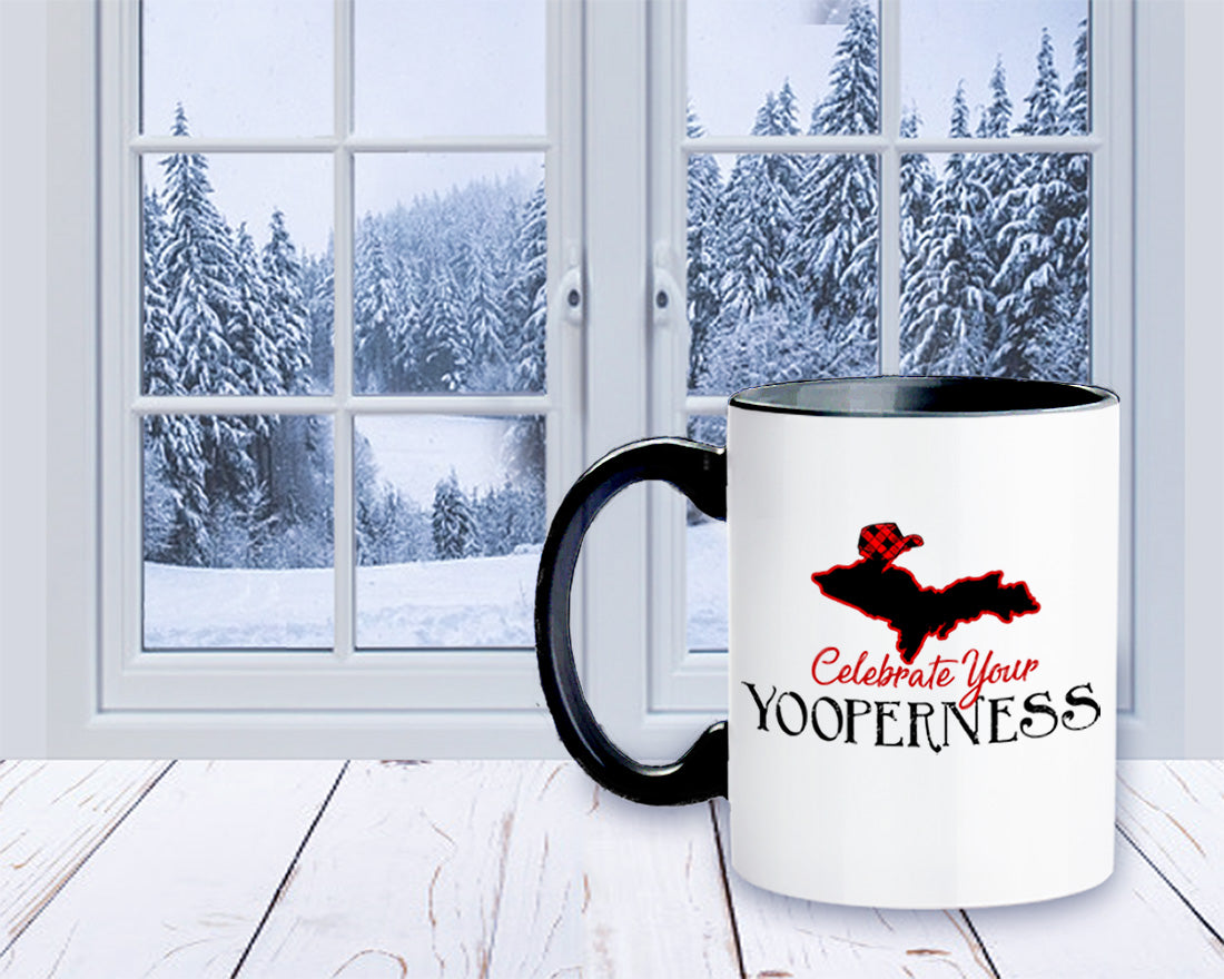 Upper Michigan Mug | Upper Peninsula Yooper Gift | Celebrate Your Yooperness Coffee Cup