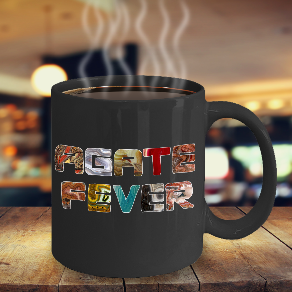 Agate Fever Mug - Great Gift for Rockhounds