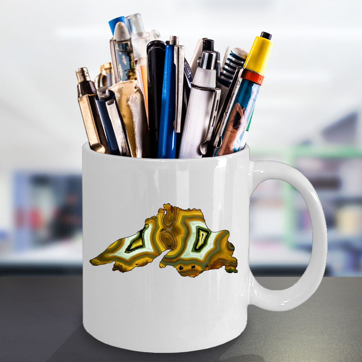 Lake Superior Agate Mug - Upper Michigan