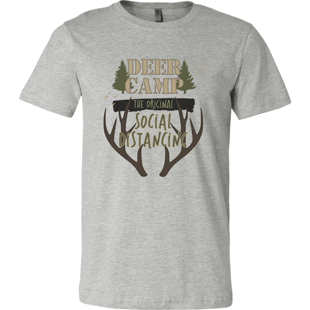 Deer Camp T-shirt | Upper Michigan Shirt | Deer Hunter Gift | Deer Camp The Original Social Distancing