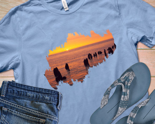 Lake Superior Sunset Shirt | Great Gift for Lake Lovers