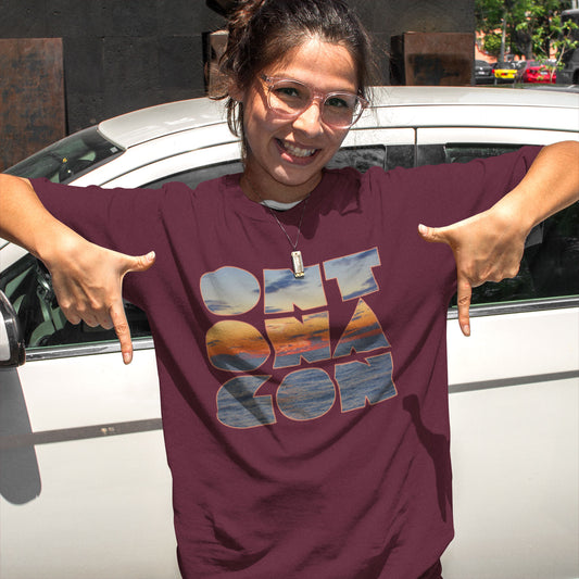 Ontonagon T-shirt | Ontonagon Lake Superior Sunset