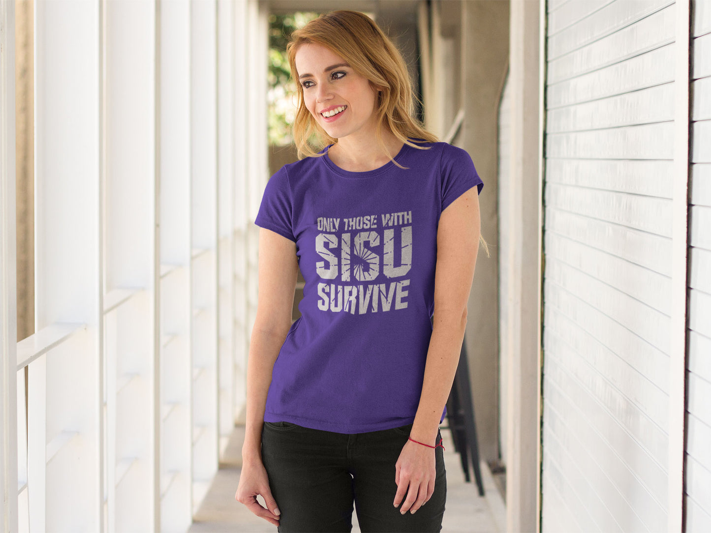 Sisu Shirt - Only Those With Sisu Survive - Gift for Finns