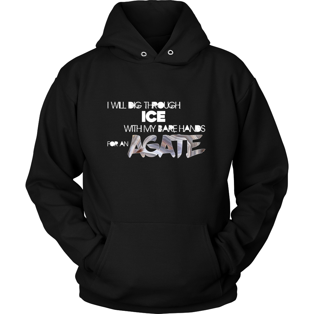 Agate Hoodie | Rock Pickers Gift | Agate Lovers Hooded Sweatshirt