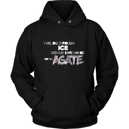 Agate Hoodie | Rock Pickers Gift | Agate Lovers Hooded Sweatshirt