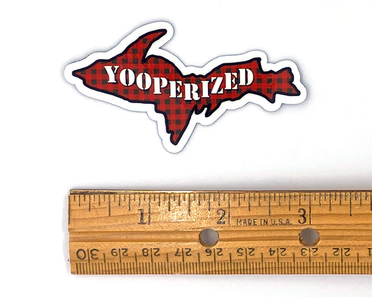 Upper Michigan Sticker, Yooper Decal, U.P. Gift for Yooper Transplant, Yooperized