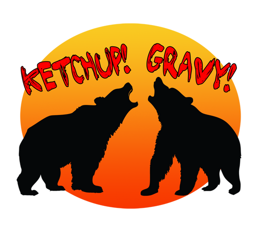 Pasty Magnet, Ketchup vs Gravy, Finnish Fridge Magnets, Pasties Gift for Finns and Yoopers