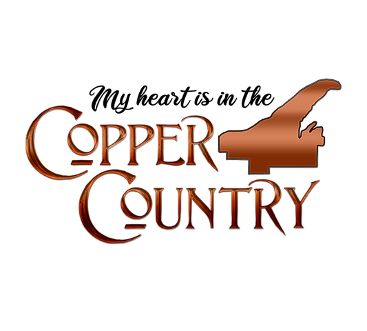 Copper Country Magnet | Keweenaw Peninsula Fridge Magnets | Yooper Gift | Heart
