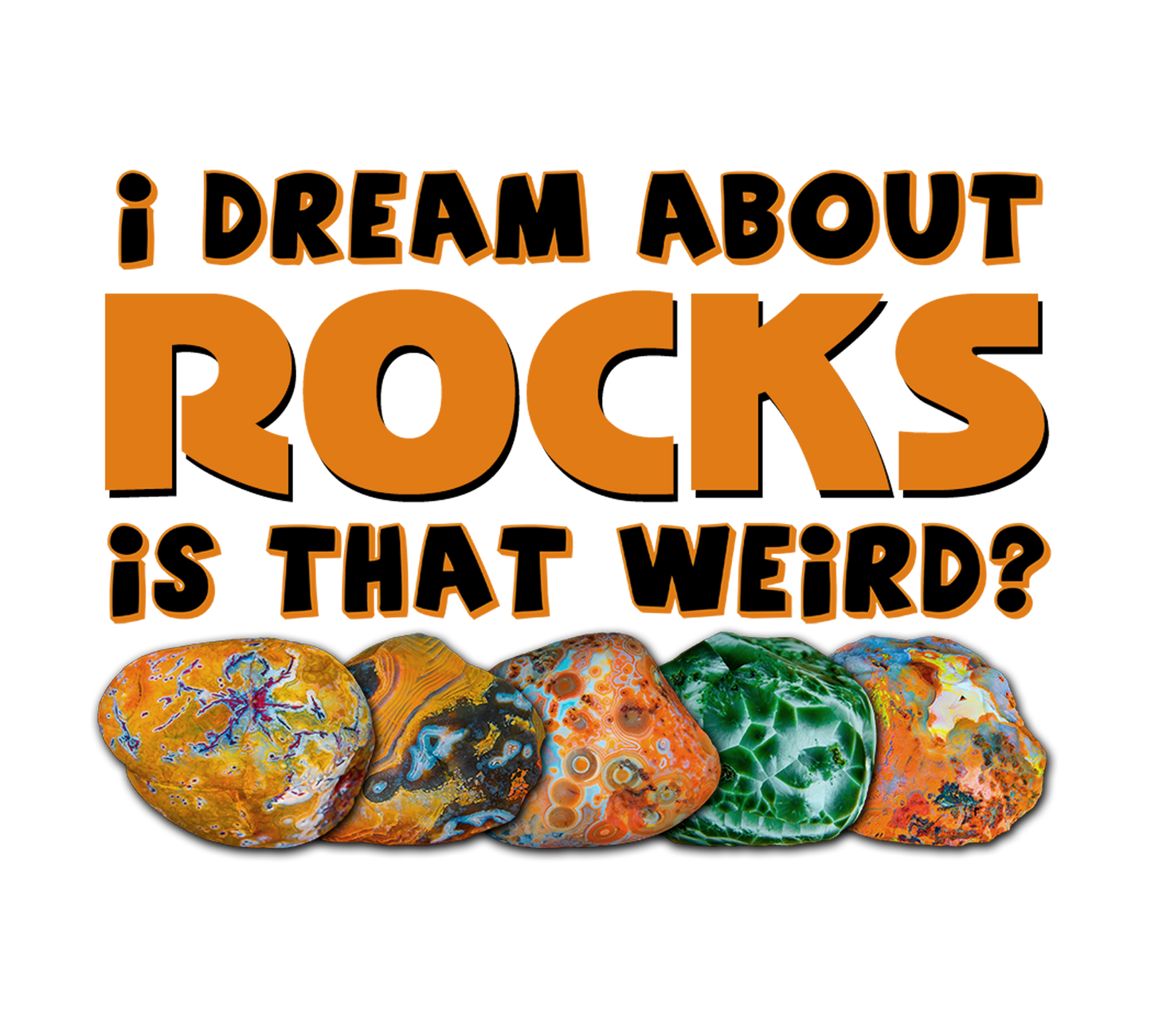 Agate Sticker, Rockhound Gift, Dream About Rocks, Rock Lover Gifts