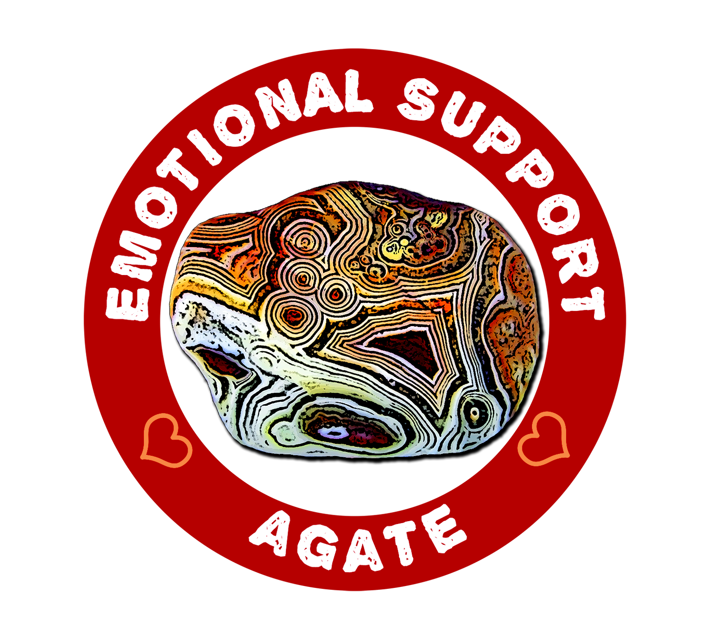 Agate Sticker, Rockhound Gift, Agate Gift, Rock Lover Gifts